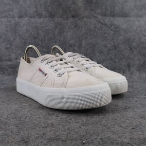Superga Shoes Womens 6.5 Sneakers Fashion Lifestyle Platform Cotu Comfort Active